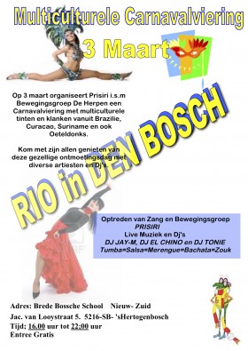 Carnaval op 3 maart!