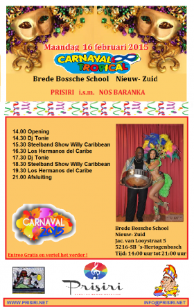 Carnaval Tropical 16 Februari – Brede Bossche School