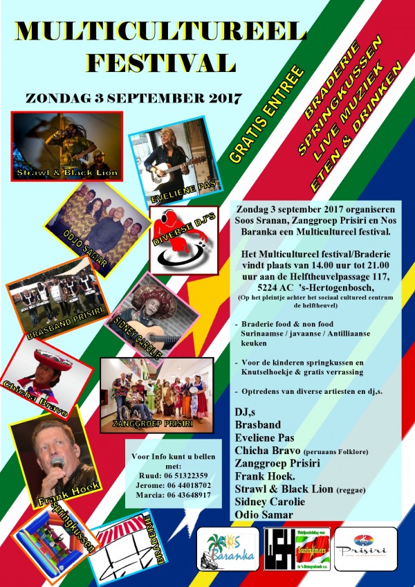 Multicultureel Festival 3 september